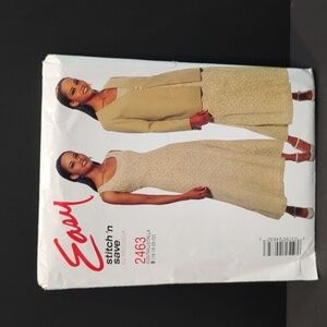 🐢McCalls Pattern 2463 Sizes 16-22 Easy Misses Dress & Unlined Jacket Uncut New